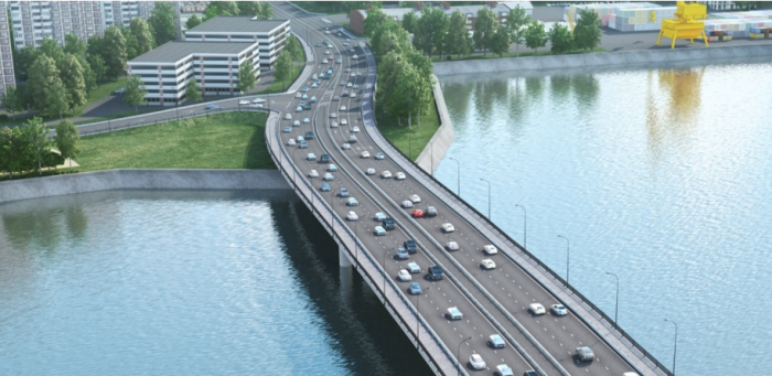 Хуснуллин: мост через Сходню и развязку с МКАД на Волоколамке реконструируют