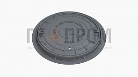 люк канализационный чугунный легкий л(а15)-2-60 (к, в, д, тс) с з/у
