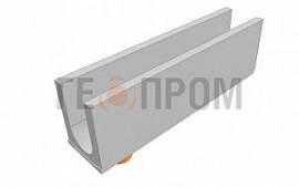 лоток водоотводный бетонный standart dn150 h=255 с вертикальным водосливом
