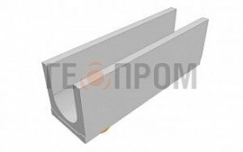 лоток водоотводный бетонный standart dn200 h=300 с вертикальным водосливом
