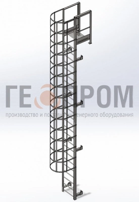 лестница пожарная п1-2