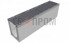 лоток водоотводный бетонный super dn150 h=275 с решеткой чугунной вч (комплект) кл. е600
