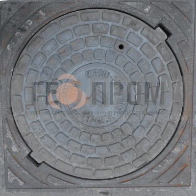 люк квадратный тип тмр (с250) 750*750 с забетонированным корпусом арбат